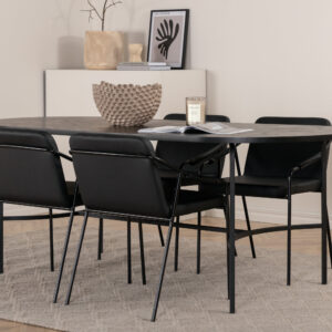 Skate, Tvist – Ensemble repas ovale – Noir