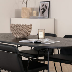 Skate, Tvist – Ensemble repas ovale – Noir