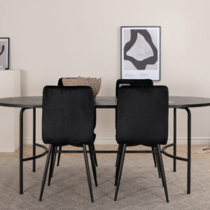 Skate, Windu – Ensemble repas ovale – Noir