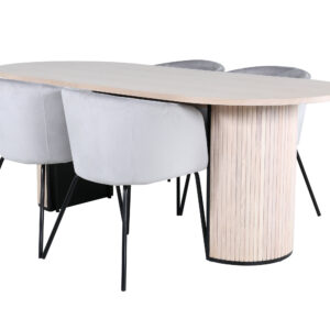 Bianca, Berit – Ensemble repas ovale – Blanchi