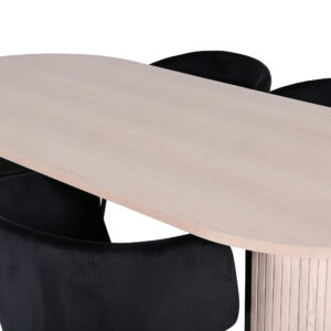 Bianca, Berit – Ensemble repas ovale – Blanchi