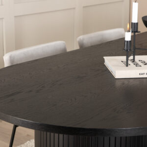 Bianca, Kenth – Ensemble repas ovale – Noir