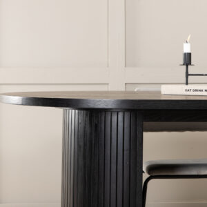 Bianca, Kenth – Ensemble repas ovale – Noir