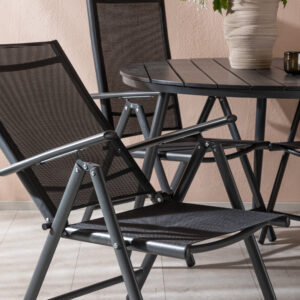 Break, Break – Ensemble repas – Table : ⌀120 Chaise : 62 x 107,5 x 55 cm