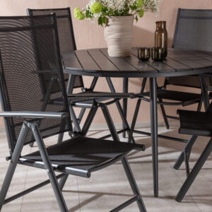 Break, Break – Ensemble repas – Table : ⌀120 Chaise : 62 x 107,5 x 55 cm