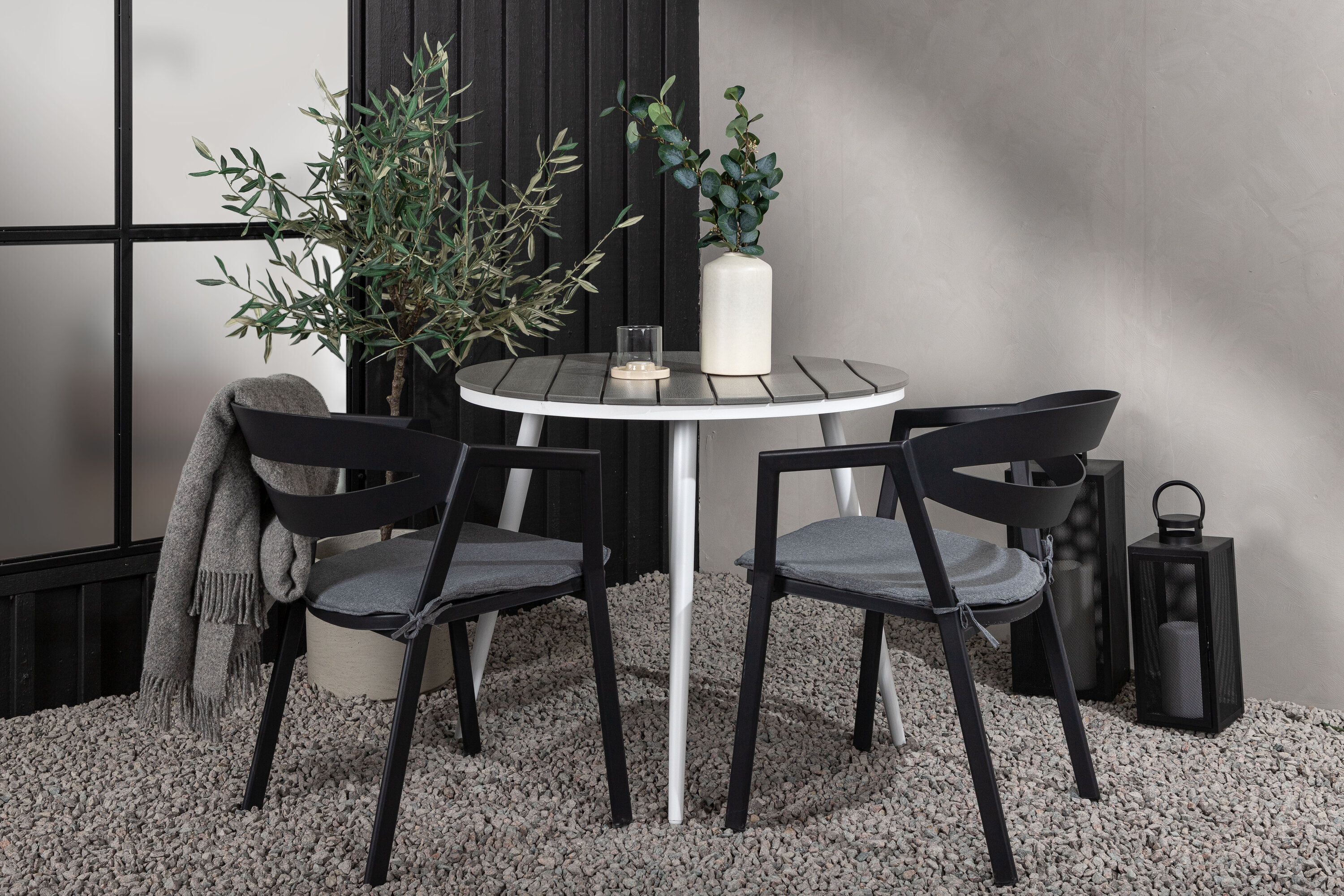 Ensemble repas jardin