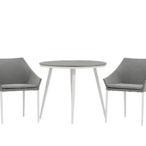 Break, Spoga – Ensemble repas – Table : ⌀90 Chaise : 61,5 x 81 x 60 cm