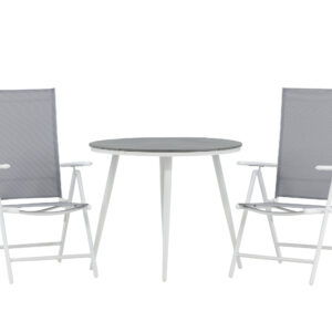 Break, Break – Ensemble repas – Table : ⌀90 Chaise : 62 x 107,5 x 55 cm