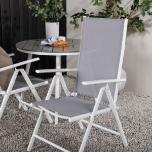 Break, Break – Ensemble repas – Table : ⌀90 Chaise : 62 x 107,5 x 55 cm