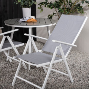 Break, Break – Ensemble repas – Table : ⌀90 Chaise : 62 x 107,5 x 55 cm