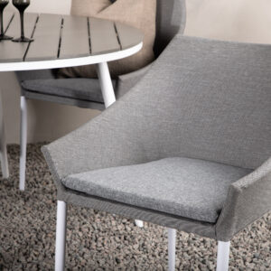 Break, Spoga – Ensemble repas – Table : ⌀120 Chaise : 61,5 x 81 x 60 cm