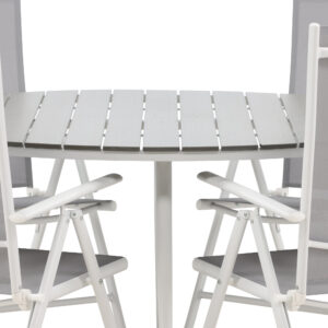 Break, Break – Ensemble repas – Table : ⌀150 Chaise : 62 x 107,5 x 55 cm