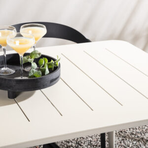 Lina, Slit – Ensemble repas – Beige, Noir, Gris