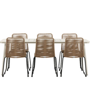 Lina, Lindos – Ensemble repas – Beige