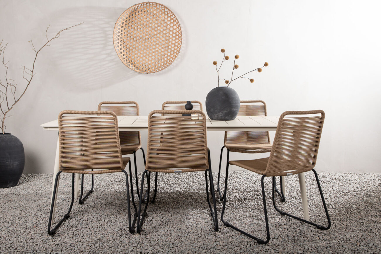 Lina, Lindos – Ensemble repas – Beige