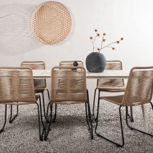 Lina, Lindos – Ensemble repas – Beige