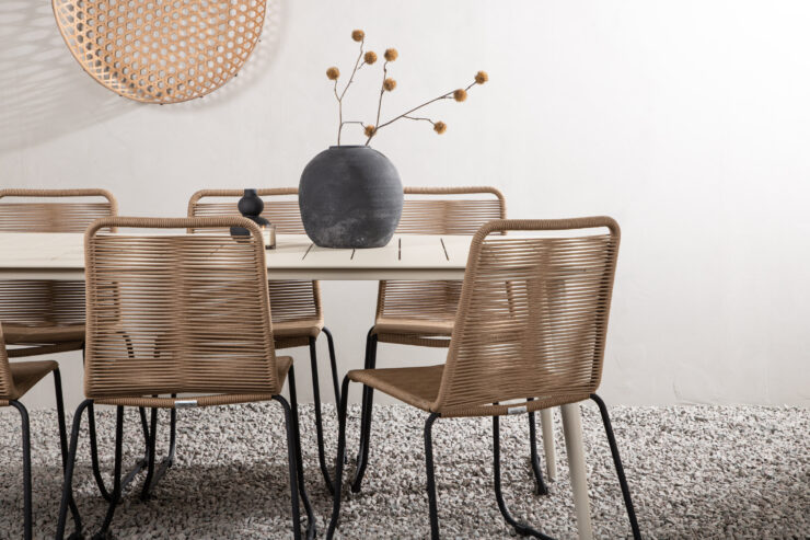Lina, Lindos – Ensemble repas – Beige