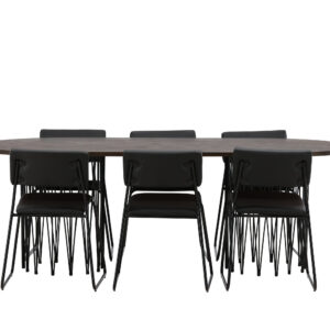 Stone, Kenth – Ensemble repas ovale – Noir