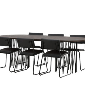 Stone, Kenth – Ensemble repas ovale – Noir