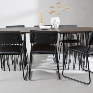 Stone, Kenth – Ensemble repas ovale – Noir