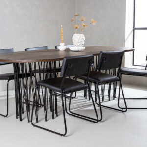 Stone, Kenth – Ensemble repas ovale – Noir