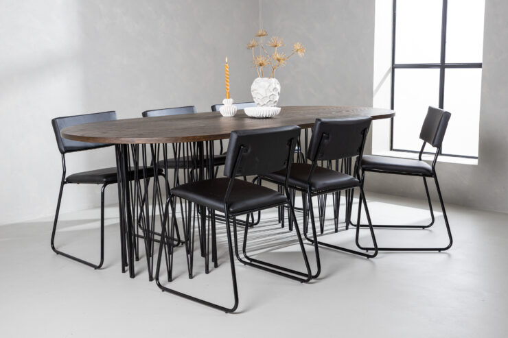 Stone, Kenth – Ensemble repas ovale – Noir
