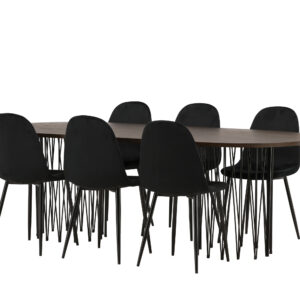 Stone, Polar – Ensemble repas ovale – Noir