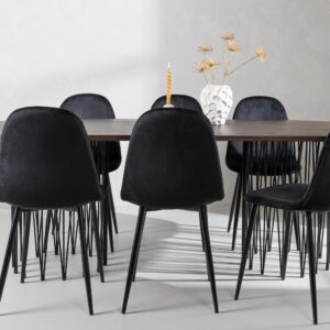 Stone, Polar – Ensemble repas ovale – Noir