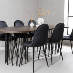 Stone, Polar – Ensemble repas ovale – Noir