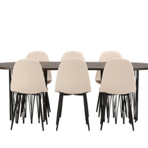 Stone, Polar – Ensemble repas ovale – Noir
