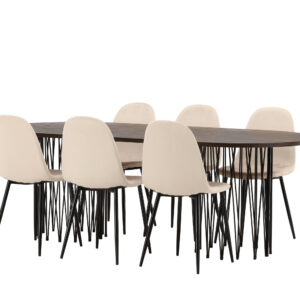 Stone, Polar – Ensemble repas ovale – Noir
