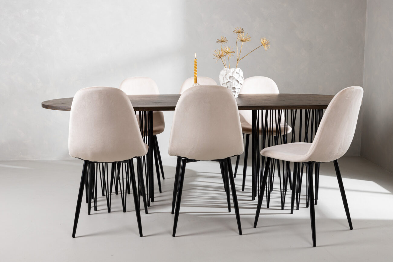 Stone, Polar – Ensemble repas ovale – Noir