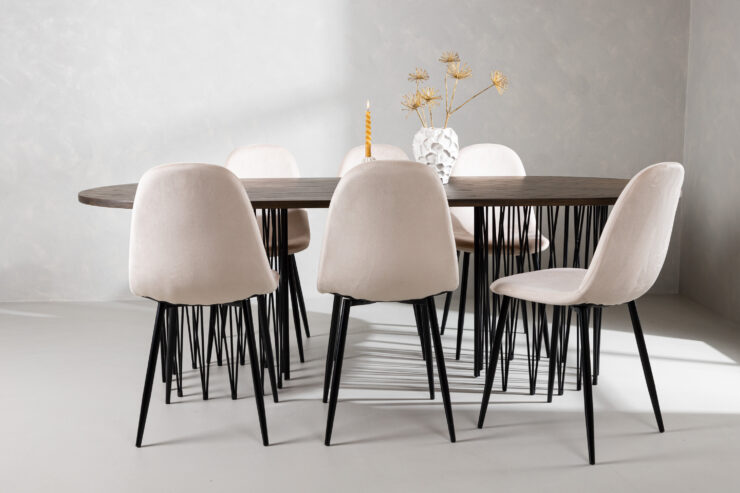 Stone, Polar – Ensemble repas ovale – Noir