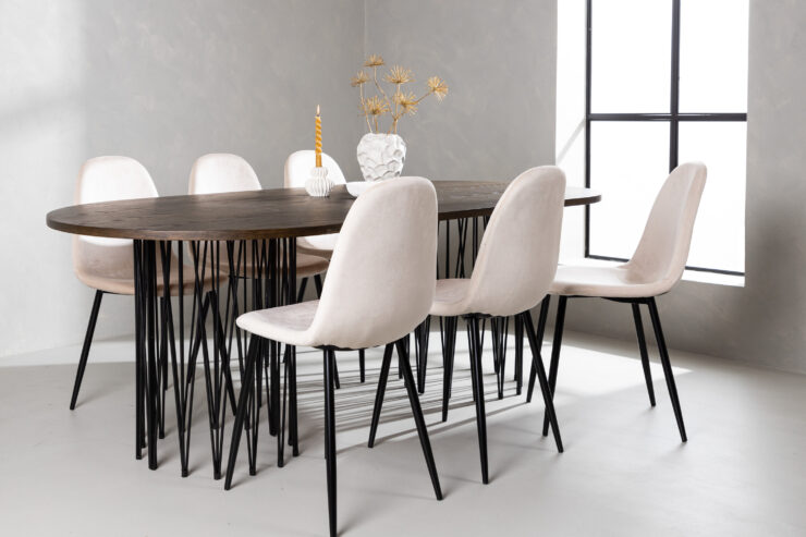 Stone, Polar – Ensemble repas ovale – Noir