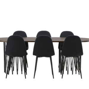 Stone, Polar – Ensemble repas ovale – Noir