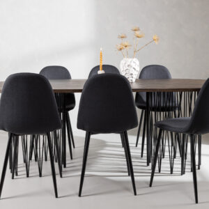 Stone, Polar – Ensemble repas ovale – Noir