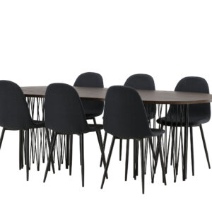 Stone, Polar – Ensemble repas ovale – Noir