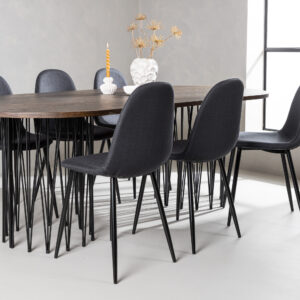 Stone, Polar – Ensemble repas ovale – Noir