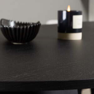 Bootcut, Velvet – Ensemble repas rectangulaire – Noir