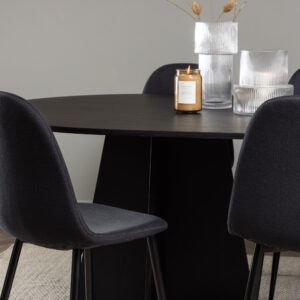 Bootcut, Polar – Ensemble repas rectangulaire – Noir
