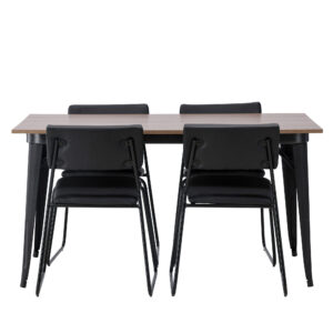 Tempe, Kenth – Ensemble repas rectangulaire – Noyer