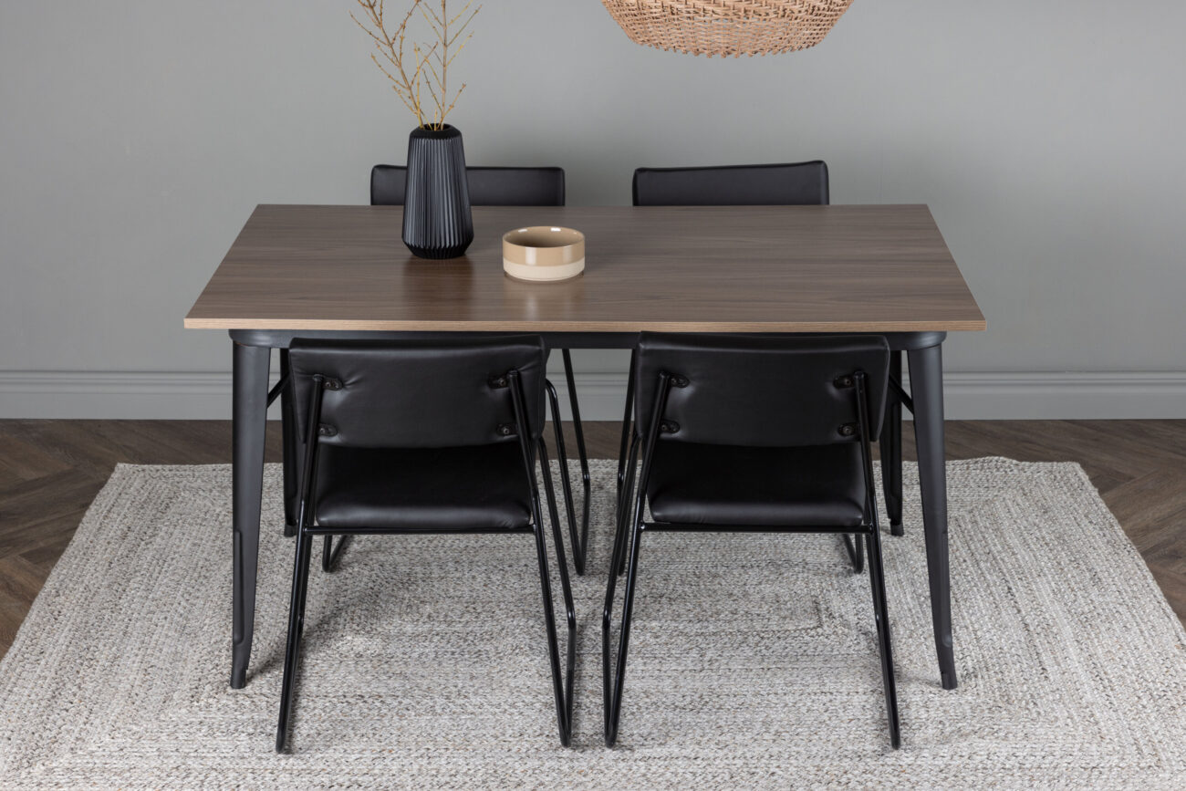 Tempe, Kenth – Ensemble repas rectangulaire – Noyer