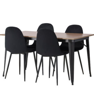 Tempe, Polar – Ensemble repas rectangulaire – Noyer