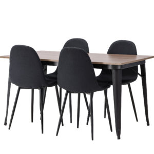Tempe, Polar – Ensemble repas rectangulaire – Noyer