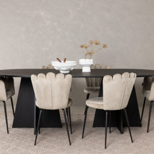 Bootcut, Limhamn – Ensemble repas ovale – Noir