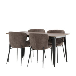 Tempe, Modesto – Ensemble repas rectangulaire – Noyer