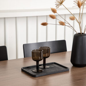 Tempe, Montros – Ensemble repas rectangulaire – Noyer