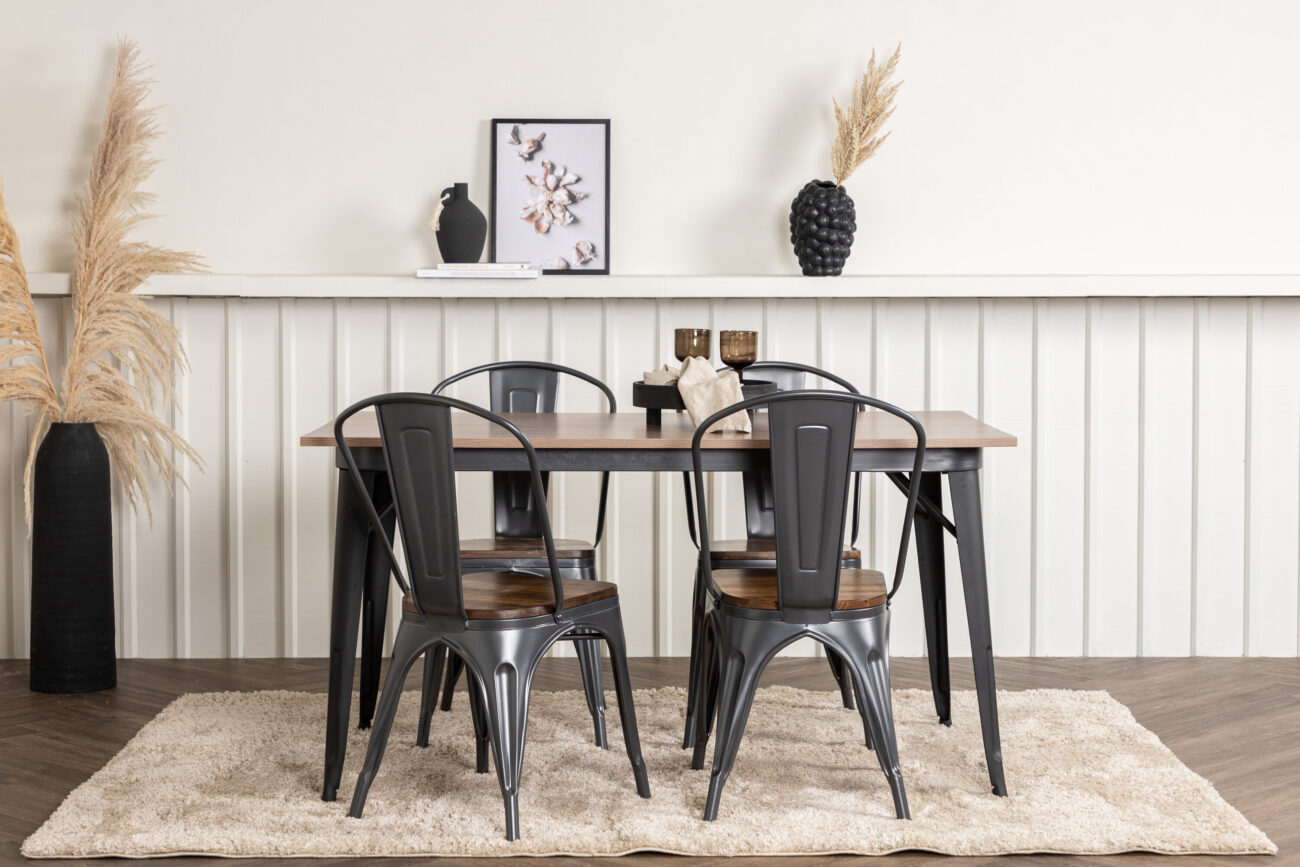 Tempe, Tempe – Ensemble repas rectangulaire – Noyer