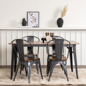 Tempe, Tempe – Ensemble repas rectangulaire – Noyer