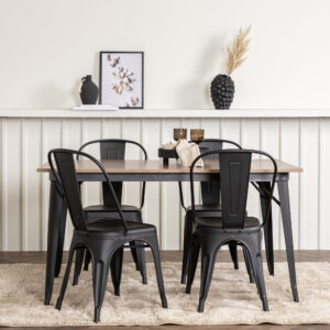 Tempe, Tempe – Ensemble repas rectangulaire – Noyer